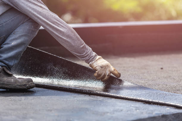 Professional Basement Waterproofing technician working in Marysville, PA